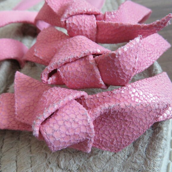 ALEXANDRE BIRMAN Lolita Espadrille Flat Slide Sandals Fresh In Pink - Size US 11 - Picture 7 of 16